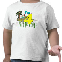 Boy 4th birthday dinosaur tshirts