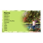 Boy and Duck Art Business Cards