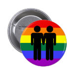 Boy + Boy Rainbow Button