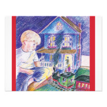 Boy in Toy World Personalized Invitation
