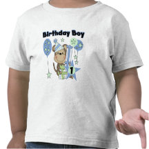 Boy Monkey With Gifts 1st Birthday T-shirt