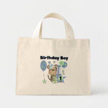 Boy Monkey With Gifts 1st Birthday Tote Bag