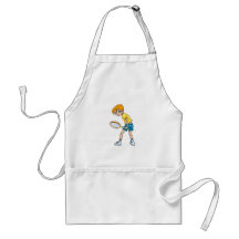Boy Tennis Player Apron