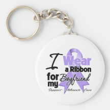 Boyfriend - General Cancer Ribbon Keychain