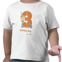 Boy's 3rd Birthday T Shirt