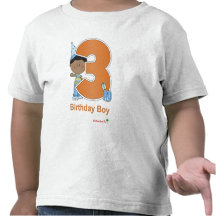Boy's 3rd Birthday Tees