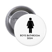 boys bathroom sign button