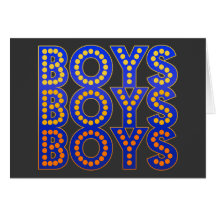 Boys Boys Boys Card