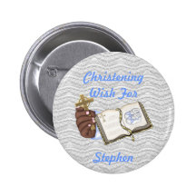 Boys Christenings Book Pin