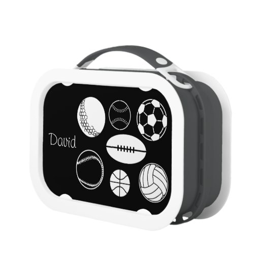 Boys sport sports lunch box Zazzle