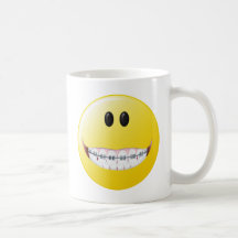 Braces Smiley Face Coffee Mug