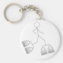 Bracket Man Key Chain
