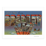 Bradley Beach, New Jersey - Large Letter Scenes Post Cards