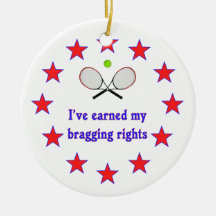 Bragging Rights Tennis Ornaments