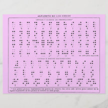 Braille Alphabet  Flyer
