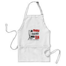 BRAIN CANCER I Wear Grey For Me 37 Aprons