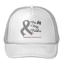 BRAIN CANCER SUPPORT For My Father Trucker Hat