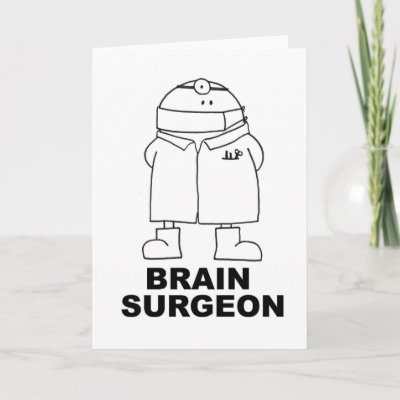 Cartoon Brain Surgeon