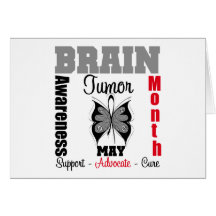Brain Tumour Awareness Month May Greeting Card