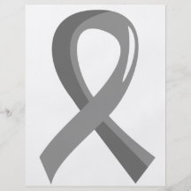Brain Tumour Grey Ribbon 3 Flyer