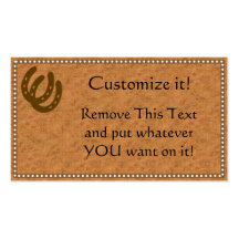 Branded Leather Profile Card Business Card Templates