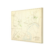 Branford, Cheshire, N Haven Stretched Canvas Prints