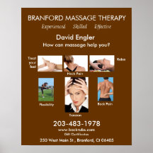 Branford Massage Therapy - Experienced - Effective Posters