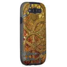 Brass and Bronze Steampunk for Galaxy Galaxy S3 Case