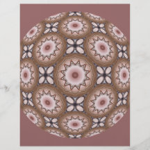 Brass Shields Kaleidoscope Mandala Flyers