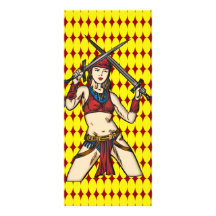 Brave Amazon Women Full Color Rack Card