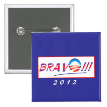 Bravo Obama Pin