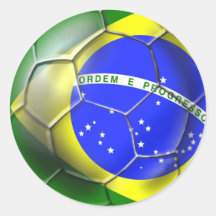 Brazil 2014 Brasil football Brazilian flag sports Stickers