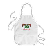 Brazil Christmas Apron