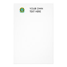Brazil Coat of Arms Stationery Design