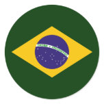 Brazil diamond - emblem of the Brazilian flag Sticker