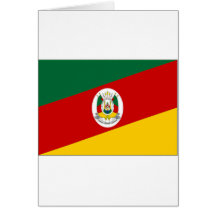 Brazil Rio Grande do Sul Flag Card