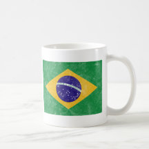 Brazil Vintage Flag Mug