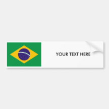 BRAZILIAN FLAG Bumper Sticker