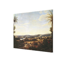 Brazilian Landscape with a Plantation canvas prints