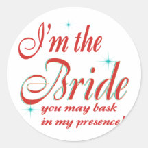 brde-bask in presence round stickers