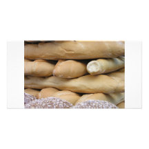 Bread sticks customized photo card