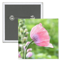Breadseed Poppy Petals Pin