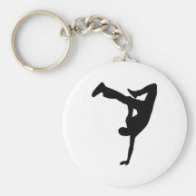 Break dance key chain