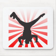 break dancing explosion mouse pads