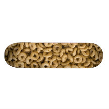 Breakfast Cereal rings Skate Board Deck