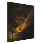 Breaking Point Abstract Art Wrapped Canvas Print
