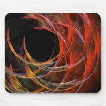 Breaking the Circle Abstract Art Mousepad
