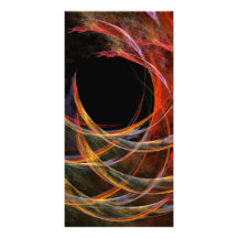 Breaking the Circle Abstract Art Photo Card