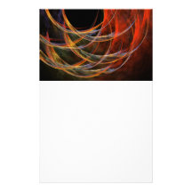 Breaking the Circle Abstract Art Stationery