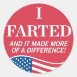 Breaking Wind Over Voting Sticker